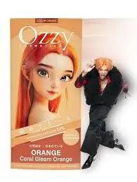 Ozzy cosmetics orange coral gleam orange