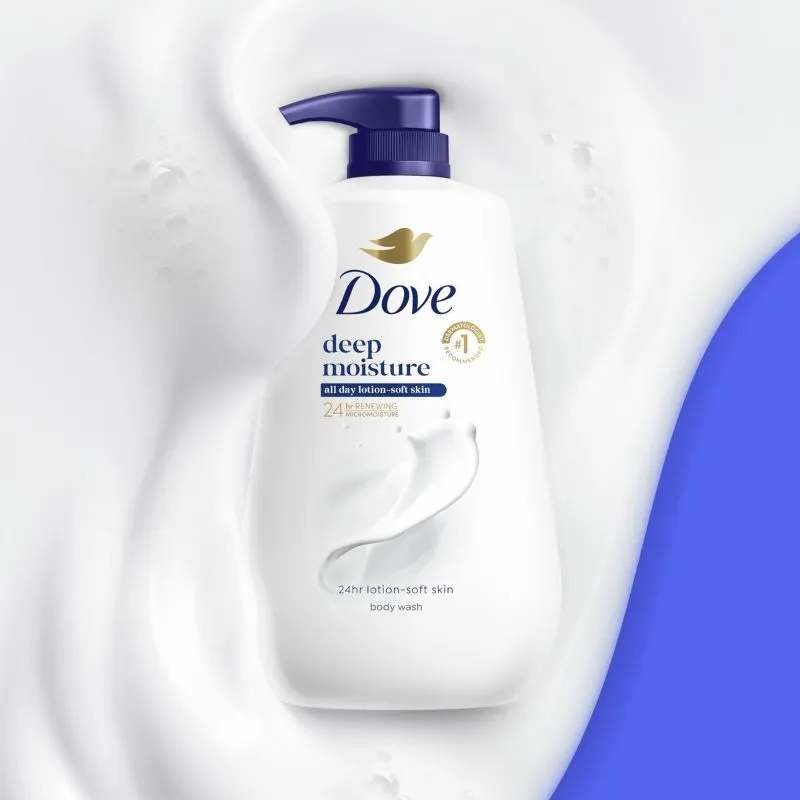 Dove Body Wash Deep Moisture for 24hr Lotion-Soft Skin Moisture Moisturizing