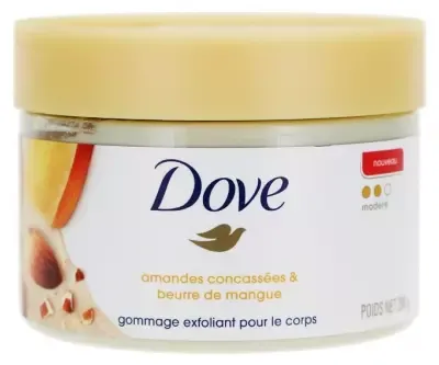 Dove body polish crushed almond&mango butter